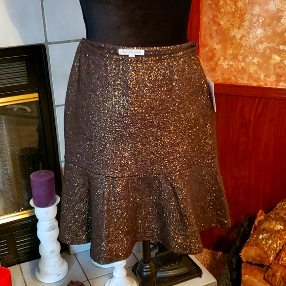 Other - Black Glitter Skirt Size M,  (17.5" Length)